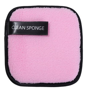 Lingette nettoyante visage en microfibre carrée pour le démaquillage <span class=keywords><strong>réutilisable</strong></span> et le lavage du visage avec logo personnalisable - Product Image 2