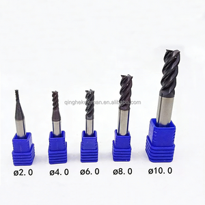 ดอกกัดโซลิดคาร์ไบด์แบบปลายแบน 4 ฟลุต รุ่น ZCC.<span class=keywords><strong>CT</strong></span> GM-<span class=keywords><strong>4E</strong></span>-D6.0&4F-6.0MM*6*16*50  ความแข็ง 50HRC  เคลือบ TIAIN  รองรับ OEM ODM - Product Image 4