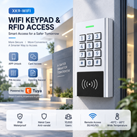 Clavier de contrôle d'accès WiFi RFID Secukey, système d'entrée intelligent Tuya APP, étanche IP66, contrôleur d'accès par carte PIN en métal