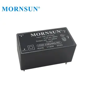 Mornsun LD20-23B12R2-RC 5W 원래 12V 오픈 프레임 전원 공급 장치 12V SMPS 20W AC DC 전원 모듈 스위칭 전원 공급 장치