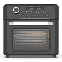 Four à toaster électrique de comptoir numérique, capacité 18L, efficacité énergétique A++, contrôlé par application, écran LED, commande par bouton, convection