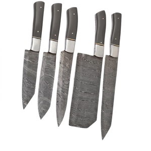 Damascus Steel Handmade Chef <b>Knife</b> Set For Kitchen Professional Culinary <b>Knife</b> Set Crafted For Meat <b>Fish</b> Vegetables Fruits Herbs - Product Image 4