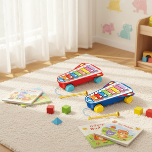 Juguete Musical Educativo Piano Cohete Arcoíris, Juguete Multifuncional de Actividades para Bebés, Niñas, Niños y Niños Pequeños - Product Image 2