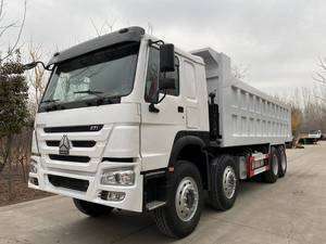 Camion à benne basculante Sinotruk Howo d'occasion bon marché 84 <span class=keywords><strong>64</strong></span>-Camion à benne basculante commercial avec couleur personnalisée - Product Image 4