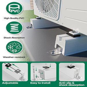 Nhà Máy Heavy Duty condenser cao su tầng núi cơ sở <span class=keywords><strong>kit</strong></span> mini chia điều hòa không khí bộ phận cho 24000BTU 72000btu tầng gắn - Product Image 3