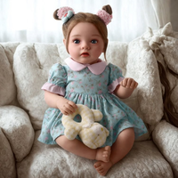Poupée Bébé Reborn en Silicone Babeside Daisy 50cm, Réaliste