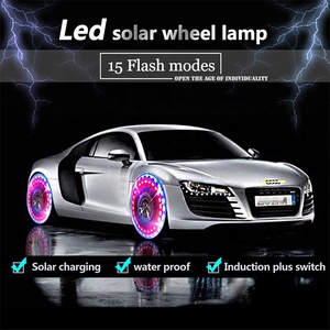 Accessori Auto KaiDengZhe, Luce LED Solare Lampeggiante per Ruote, Luce per Valvola Pneumatici Auto - Product Image 2