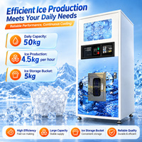 Distributeur automatique de glace commercial, distributeur de glace extérieur, machine à glace en libre-service pour station-service, supermarché
