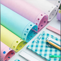 Offre Spéciale 9.5 "* 11" papier d'ordinateur continu autocopiant blanc/papier d'impression d'ordinateur pour facture