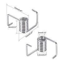 Ressorts de torsion personnalisables, fabricant d'usine, bobines de tension métalliques durables pour applications automobiles, agricoles et de vannes, approvisionnement en vrac