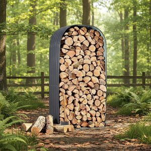 Kit Modulare <span class=keywords><strong>in</strong></span> Acciaio Zincato per Aiuole Rialzate e Stoccaggio Legna da Ardere 104x200x43cm Marca TOPSTAR - Product Image 4