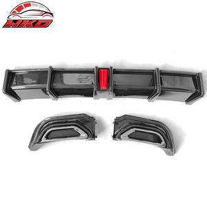 Protector de Parachoques Trasero para Honda Accord Hybrid 2018-2022, Difusor LED con Impresión de Fibra de Carbono, Accesorios para Automóviles - Product Image 5