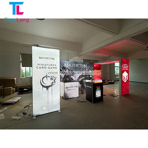 TianLang publicidad tela LED caja de luz textil retroiluminado doble cara telón de fondo exposición stands stand - Product Image 2