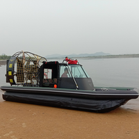Bateau de travail amphibie CHEERY, capacité de charge 0,8T, vitesse 60 km/h, moteur in-bord, fond souple, multi-usage, urgence