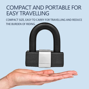SENDE <span class=keywords><strong>ART</strong></span> Bike U-Lock avec chaîne Anti-vol Accessoire de sécurité de haute qualité pour E-scooter E-Bike Bicycle Motor bike u Lock - Product Image 6