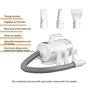 2 in 1 Pet Hair Dryer and Vacuum Blow and Suction Grooming Tool for Dogs and Cats - Product Image 4