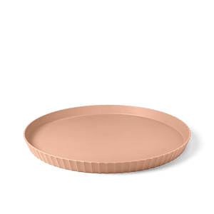 Bandeja Decorativa para Servir Alimentos, de Polipropileno Rosa Opaco, 40 cm Cuadrados, 3 de Grosor, Fabricada en Italia, 2 Piezas/Caja - Product Image 1
