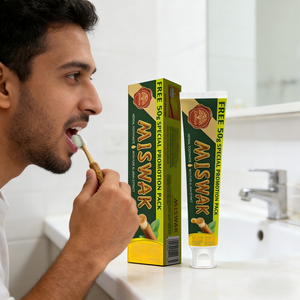 Dilfive Premium <strong>Miswak</strong> <strong>Toothpaste</strong> with Box Packaging Advanced Natural Herbal Formula for Professional Teeth Whitening - Product Image 3