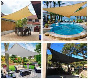 Đức Nguồn cung cấp 100% New HDPE Sun <span class=keywords><strong>Shade</strong></span> buồm awnig 16.5 'x 16.5' x 23.5 'UV hoàn thành Tam giác vườn sân sau bãi biển cuộn giảm giá - Product Image 6