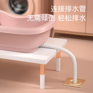 Cuenco de champú de salón de acero inoxidable estilo nuevo diseño lavabo de peluquería - Product Image 4
