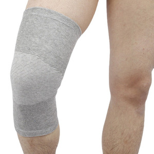 Pelindung Lutut Olahraga dari Bambu Arang Rajutan Tipis untuk Musim Panas, Hangat, untuk Lari dan Basket - Product Image 4