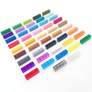ตัวต่อสร้างสรรค์ STEM รุ่น MOC 3010 ชิ้นส่วนบล็อก 1x4 พลาสติก สีตามสั่ง อุปกรณ์เสริม DIY ของเล่นบล็อกเก็บได้ BLOCKMOC - Product Image 1
