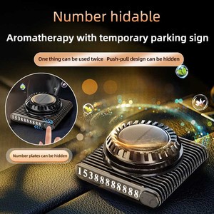 <span class=keywords><strong>Diffuseur</strong></span> d'arômes pour voiture Q66, rotation de turbine, dispersion de parfum, machine de purification d'air à énergie solaire avec <span class=keywords><strong>plaque</strong></span> d'immatriculation - Product Image 4