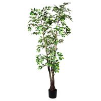 Arbre artificiel Ficus tropical personnalisé 130/170cm pour la maison, le jardin, le jardin vertical, décoration originale