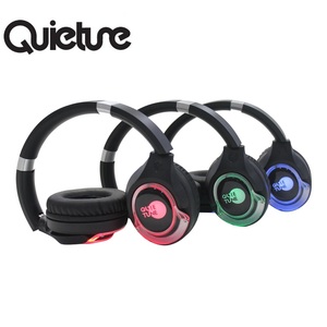 Fones de Ouvido Sem Fio HiFi F18 para Festas com LED, Estéreo, DJ, 3 Canais e Mais, Fones de Ouvido Silent Disco e Transmissor - Product Image 4