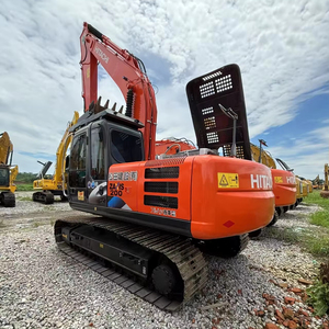 Excavadora de segunda mano 20ton Hitachi ZX200 Excavadora sobre orugas Maquinaria de movimiento de tierra Hitachi ZX200 para la venta - Product Image 1