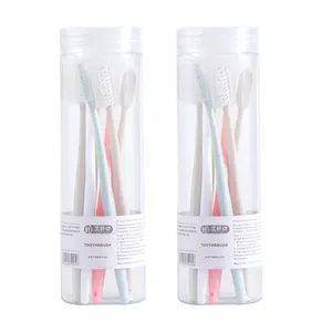 批发新材料硬质塑料牙刷供应商带圆管