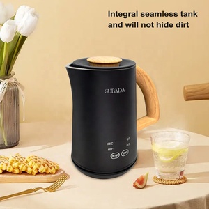 Hervidor eléctrico con pantalla Digital de doble capa de 800ml, tetera de temperatura ajustable, hervidor eléctrico negro SUS para una <span class=keywords><strong>vida</strong></span> <span class=keywords><strong>saludable</strong></span> - Product Image 3