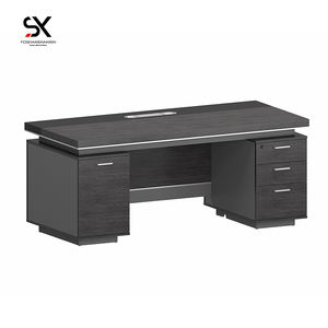 Ceo'su yönetici masa üstü üreticileri OEM Premium ofis mobilya yöneticisi masası ahşap Modern popüler ofis ekonomik tasarım - Product Image 5