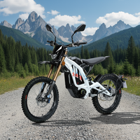 Moto électrique tout-terrain Surround Light Bee X 2026 Modèle Blanc Entrepôt UE 72V 35AH Couleur Rose Moteur Central 10000W