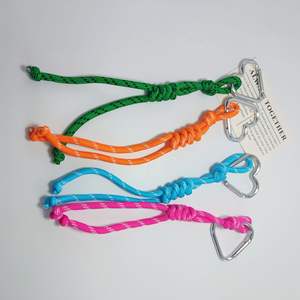 CHENXI Llaveros de coche de cuerda trenzada de nailon de 4 colores, cordón trenzado, accesorios DIY para llaveros - Product Image 5