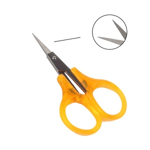 Mini Stainless Steel Beard <strong>Mustache</strong> Hair Eyebrow Nose Trimmer <strong>Scissor</strong> with Cover for Personal Care - Product Image 1