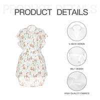 Robe imprimée Vestidos Femmes Elegant Summer Casual Dresses for Ladies Sun Dresses Women Casual Summer