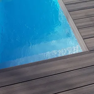 OUSHENGKAI durevole di plastica di legno composito wpc decking copertura intorno alla piscina