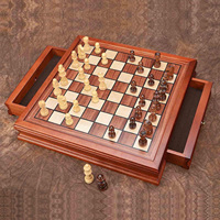 Jeux de société classiques personnalisés, jeux d'échecs avec 2 reines supplémentaires, jeu d'échecs magnétique en bois