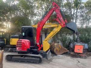 Mini excavadora Yanmar usada Vic55 Vic80 de alta calidad de segunda mano en stock en buen estado componentes de núcleo originales - Product Image 2