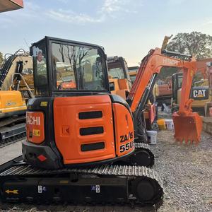 Excavatrice sur chenilles hydraulique Hitachi Zaxis55USR de 5,5 tonnes, peu d'heures de fonctionnement, à vendre, fiable pour la construction et l'aménagement paysager - Product Image 5
