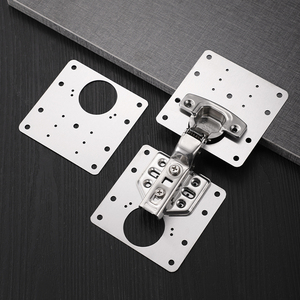 <span class=keywords><strong>Kit</strong></span> de réparation de charnières de meubles de haute qualité pour fournisseurs, plaque de réparation de charnière de placard avec 6 supports de montage - Product Image 6