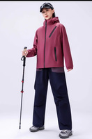 Veste de randonnée coupe-vent avec logo d'entreprise personnalisé, capuche, imperméable, doublure en maille, légère, softshell, veste d'hiver pour hommes, uniforme
