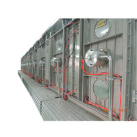 Lini produksi mesin lapisan kaca cermin aluminium Anti percikan vakum reflektif