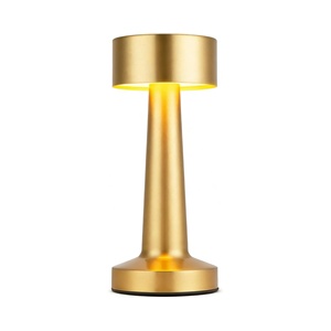 Lampe de table LED rechargeable moderne avec contrôle tactile USB, intensité réglable, en fer et acrylique, garantie 1 an, pour éclairage de nuit en hôtel - Product Image 1