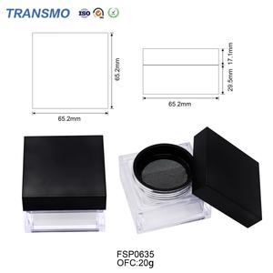 Estuche de aluminio resistente para polvos, contenedor vacío para polvos sueltos - Product Image 2