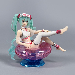 Juguetes de PVC de alta calidad juguete hermosa niña Hatsunee Mikuu sentado postura <span class=keywords><strong>Anime</strong></span> figuras coleccionables modelo juguete Decoración - Product Image 1