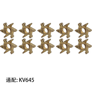 Turbina Dental de Alta Velocidad KV636, Cabezal de Cilindro de 6.3 mm, Color Plateado - Product Image 3