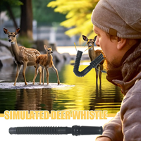 Appel de Cerf Tactique Professionnel, Appel de Sanglier Sauvage avec Son Réaliste, Sifflet pour la Chasse Réussie, Grondement de Cerf, Canard, Corbeau