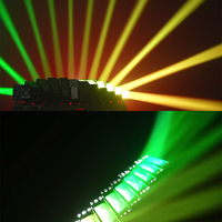 Balançoire unique 12X60W Rgbw DMX512 Led Wash Lumière de faisceau principal mobile pour scène Disco Dj